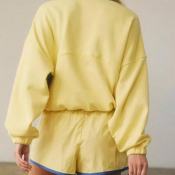 Yellow Casual Women's Sports Two Piece Set - Picture 3 of 4